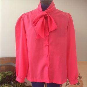 Vintage Pussy Bow Blouse